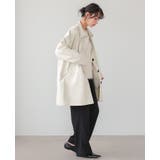 アレンジできる2wayコート。スカーフ付ステンカラーコート コート アウター | HAPPY急便 by VERITA.JP | 詳細画像14 