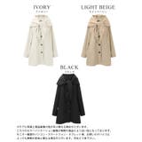 アレンジできる2wayコート。スカーフ付ステンカラーコート コート アウター | HAPPY急便 by VERITA.JP | 詳細画像3 