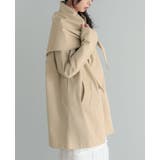 アレンジできる2wayコート。スカーフ付ステンカラーコート コート アウター | HAPPY急便 by VERITA.JP | 詳細画像6 