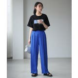 印象的なカラーで魅せる。タックストレートパンツ パンツ ワイドパンツ | HAPPY急便 by VERITA.JP | 詳細画像19