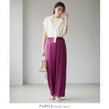 印象的なカラーで魅せる。タックストレートパンツ パンツ ワイドパンツ | HAPPY急便 by VERITA.JP | 詳細画像4