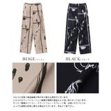 日常にアートを感じる。英字プリントパンツ パンツ ワイドパンツ | HAPPY急便 by VERITA.JP | 詳細画像3 