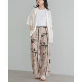 日常にアートを感じる。英字プリントパンツ パンツ ワイドパンツ | HAPPY急便 by VERITA.JP | 詳細画像5 