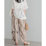 日常にアートを感じる。英字プリントパンツ パンツ ワイドパンツ | HAPPY急便 by VERITA.JP | 詳細画像6 