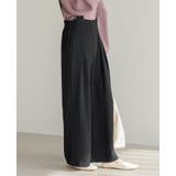 着るだけでサマになる大人アイテム。タックサロペットパンツ パンツ ワイドパンツ | HAPPY急便 by VERITA.JP | 詳細画像12 