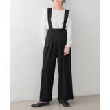 着るだけでサマになる大人アイテム。タックサロペットパンツ パンツ ワイドパンツ | HAPPY急便 by VERITA.JP | 詳細画像16 