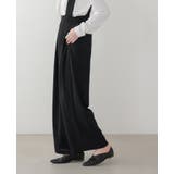 着るだけでサマになる大人アイテム。タックサロペットパンツ パンツ ワイドパンツ | HAPPY急便 by VERITA.JP | 詳細画像18 