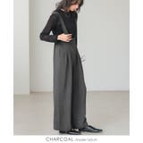 着るだけでサマになる大人アイテム。タックサロペットパンツ パンツ ワイドパンツ | HAPPY急便 by VERITA.JP | 詳細画像5 