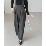 着るだけでサマになる大人アイテム。タックサロペットパンツ パンツ ワイドパンツ | HAPPY急便 by VERITA.JP | 詳細画像8 