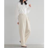 大人コーデの必需品。タックワイドパンツ パンツ ワイドパンツ | HAPPY急便 by VERITA.JP | 詳細画像8 