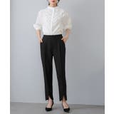 シーンを選ばない、拘り美脚パンツ。ラウンドスリットパンツ パンツ スリット | HAPPY急便 by VERITA.JP | 詳細画像14 