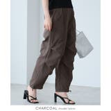 チャコール | UV＆撥水＆接触冷感で毎日快適。機能付きパラシュートパンツ パンツ カーブ | HAPPY急便 by VERITA.JP