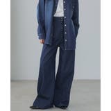 大人のこなれデニム。デニムタックパンツ デニム ジーンズ | HAPPY急便 by VERITA.JP | 詳細画像10 