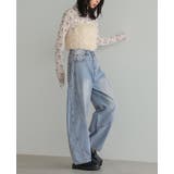 女性らしいシルエット。立体コクーンデニムパンツ バレルレッグジーンズ デニム | HAPPY急便 by VERITA.JP | 詳細画像10
