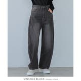 女性らしいシルエット。立体コクーンデニムパンツ バレルレッグジーンズ デニム | HAPPY急便 by VERITA.JP | 詳細画像14