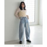 女性らしいシルエット。立体コクーンデニムパンツ バレルレッグジーンズ デニム | HAPPY急便 by VERITA.JP | 詳細画像9