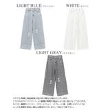 大人のカジュアルデニム。リメイク風ダメージデニムパンツ デニム パンツ | HAPPY急便 by VERITA.JP | 詳細画像7 