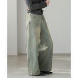 大人カジュアルを格上げ。ヴィンテージ加工スーパーワイドデニムパンツ デニム ジー… | HAPPY急便 by VERITA.JP | 詳細画像6 