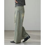 大人カジュアルを格上げ。ヴィンテージ加工スーパーワイドデニムパンツ デニム ジー… | HAPPY急便 by VERITA.JP | 詳細画像7 