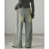 大人カジュアルを格上げ。ヴィンテージ加工スーパーワイドデニムパンツ デニム ジー… | HAPPY急便 by VERITA.JP | 詳細画像8 