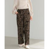 さりげなく華やぐ主役級パンツ。フロッキーフラワーワイドパンツ パンツ ワイドパン… | HAPPY急便 by VERITA.JP | 詳細画像12 