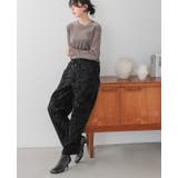 さりげなく華やぐ主役級パンツ。フロッキーフラワーワイドパンツ パンツ ワイドパン… | HAPPY急便 by VERITA.JP | 詳細画像20 