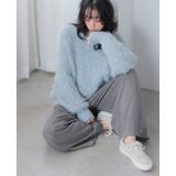 ニットだから叶う柔らかな穿き心地。飾りボタンニットワイドパンツ パンツ | HAPPY急便 by VERITA.JP | 詳細画像14