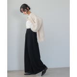 ニットだから叶う柔らかな穿き心地。飾りボタンニットワイドパンツ パンツ | HAPPY急便 by VERITA.JP | 詳細画像16