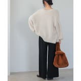 ニットだから叶う柔らかな穿き心地。飾りボタンニットワイドパンツ パンツ | HAPPY急便 by VERITA.JP | 詳細画像17