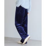 艶めく大人のリラックスパンツ。ストレートベロアパンツ パンツ ストレートパンツ | HAPPY急便 by VERITA.JP | 詳細画像6 