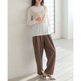 楽なのにのにキレイ見え！毎日穿けるヘビロテパンツ登場！ストレッチジョーゼットタッ… | HAPPY急便 by VERITA.JP | 詳細画像12 