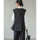 すぐに使えるハレの日2点セット。ゴールドボタンベスト＆コクーンパンツセットアップ… | HAPPY急便 by VERITA.JP | 詳細画像10 