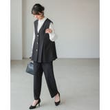 すぐに使えるハレの日2点セット。ゴールドボタンベスト＆コクーンパンツセットアップ… | HAPPY急便 by VERITA.JP | 詳細画像13 