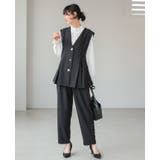 すぐに使えるハレの日2点セット。ゴールドボタンベスト＆コクーンパンツセットアップ… | HAPPY急便 by VERITA.JP | 詳細画像17 