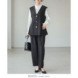 すぐに使えるハレの日2点セット。ゴールドボタンベスト＆コクーンパンツセットアップ… | HAPPY急便 by VERITA.JP | 詳細画像9 