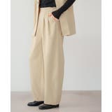 すぐに使えるハレの日セットアップ。ワンボタンジレ バレルレッグパンツセットアップ… | HAPPY急便 by VERITA.JP | 詳細画像21 