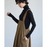 重ねるだけで可愛さ完成。梨地タックジャンパースカート ジャンスカ ワンピース | HAPPY急便 by VERITA.JP | 詳細画像8 