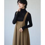 重ねるだけで可愛さ完成。梨地タックジャンパースカート ジャンスカ ワンピース | HAPPY急便 by VERITA.JP | 詳細画像9 