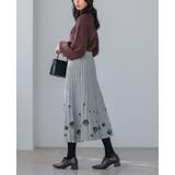 足元に花が咲く予感。ニットプリーツスカート スカート プリーツ | HAPPY急便 by VERITA.JP | 詳細画像5 