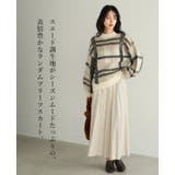 動くたびに揺れる美シルエット。マシュマロスエードランダムプリーツスカート スカー… | HAPPY急便 by VERITA.JP | 詳細画像2 