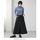 ファスナーでカタチが変わる。前ZIPカーゴロングスカート スカート | HAPPY急便 by VERITA.JP | 詳細画像15