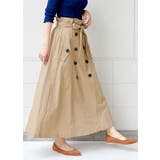 旬のスタイルが叶う。トレンチコート風 ロングスカート トレンチ | HAPPY急便 by VERITA.JP | 詳細画像20