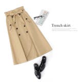 旬のスタイルが叶う。トレンチコート風 ロングスカート トレンチ | HAPPY急便 by VERITA.JP | 詳細画像30