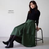 計算されたアシメデザイン。ツイル レイヤード風スカート スカート | HAPPY急便 by VERITA.JP | 詳細画像17