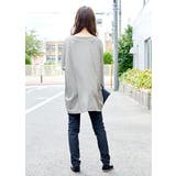 存在感のあるプリントで、個性が輝く!ボタンドット柄 長袖ドルマンTシャツ トップス | HAPPY急便 by VERITA.JP | 詳細画像10