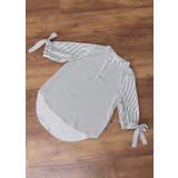 旬度満点!爽やかで知的な女っぽさを。袖リボン スキッパーブラウス ブラウス | HAPPY急便 by VERITA.JP | 詳細画像4