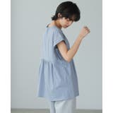 抜け感のある大人の可愛さ。綿100%切替フレアトップス tシャツ カットソー | HAPPY急便 by VERITA.JP | 詳細画像5