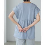 抜け感のある大人の可愛さ。綿100%切替フレアトップス tシャツ カットソー | HAPPY急便 by VERITA.JP | 詳細画像6