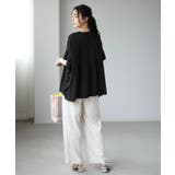 程よい甘さの大人トップス。綿100％フリル切替カットソー カットソー tシャツ | HAPPY急便 by VERITA.JP | 詳細画像10 