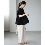 程よい甘さの大人トップス。綿100％フリル切替カットソー カットソー tシャツ | HAPPY急便 by VERITA.JP | 詳細画像9 